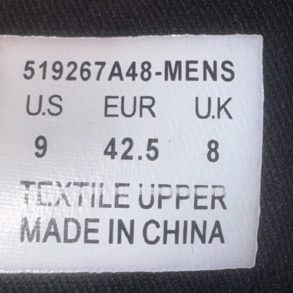 Levi’s Men's Zip Extra Hi Triple Black Canvas Shoes Sneaker Size 9 - Picture 10 of 11